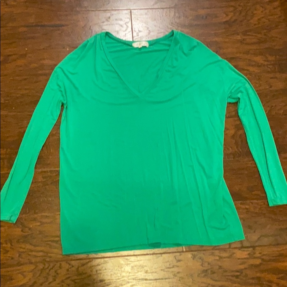 Green Piko top